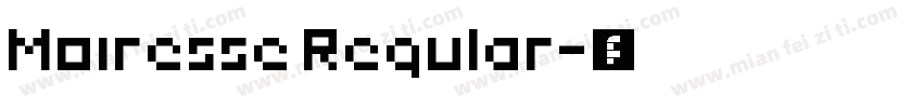 Moiresse Regular字体转换